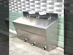 Máy rửa tay không gỉ chất lượng cao với cánh hoa chân hiện đại và bền