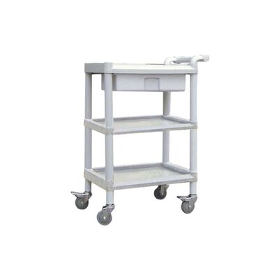 Cheap Price High Quality ABS Utility Universal Hospital Cart Mobile Trolley