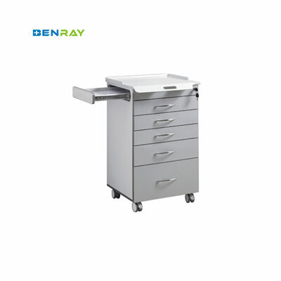 5 Drawers Dental Cabinet With Side Tray