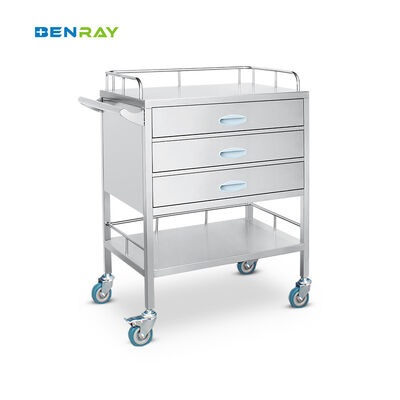 Stainless Steel Medcine Trolley