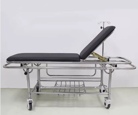 Stainless Steel Medical Emergency Transfer Stretcher Trolley