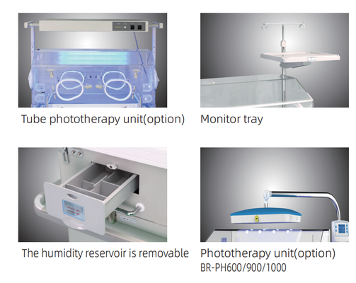 Hospital Neonatal Infant Incubator Infant Care Incubator with Temperature Control