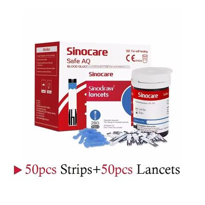 Home Use Accurate Blood Glucose Meter Blood Glucose Monitor Blood Sugar Meter With 50 Test Strips & 50 Sterile Lancets