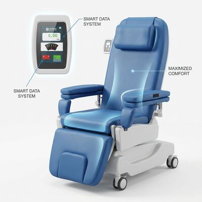 Ghế chạy thận nhân tạo bằng điện Ba động cơ LINAK Ngả 0-85 độ được chứng nhận CE